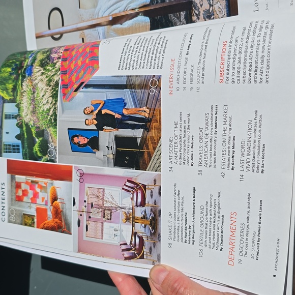 AD Architectural Digest magazine August 2016 Anderson Cooper Brazil - Picture 3 of 7